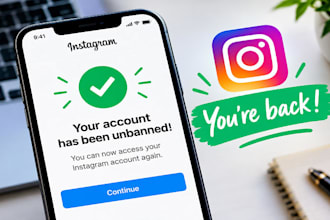 restore instagram page, ig profile unbanning issues