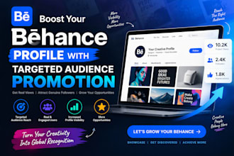 boost your behance profile with targeted audience promotion