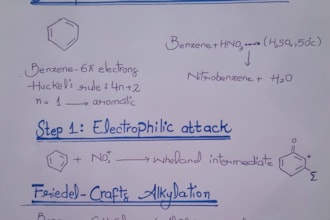 create aesthetic handwritten chemistry study notes and diagrams