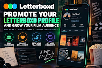 promote your letterboxd profile and grow your film audience