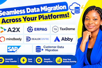 setup a2x erpag taxdome mindbody dealercentre abby sap customer data migration
