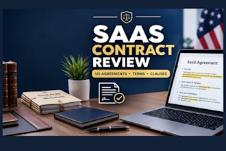 review US saas contract, subscription terms and saas agreement
