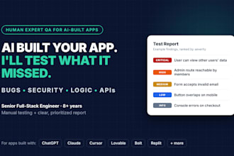 test your ai generated app for bugs and security issues