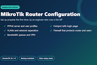 configure mikrotik router pppoe hotspot vlan firewall