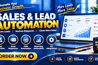 build ai sales agent lead automation CRM automation automated follow up