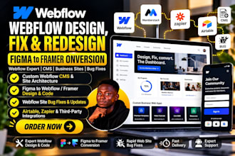handle webflow website figma to framer webflow expert cms fix websflow site bug