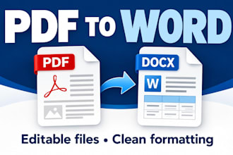 convert PDF to word and format your documents