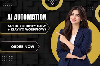 create custom automation workflows with zapier, shopify flow and klaviyo