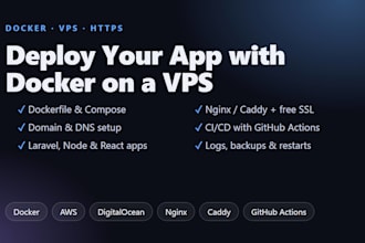 deploy your laravel or nodejs app on a vps with docker and SSL