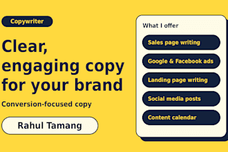 write persuasive copy for your website, ads, and emails