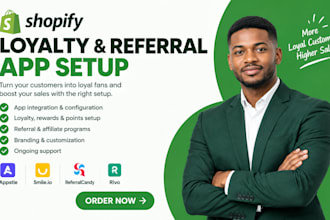 setup shopify loyalty referral rewards appstle joy rivo smile goaffpro okendo