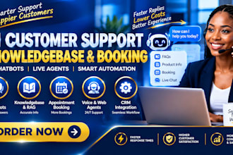 build rag chatbot ai support booking automation knowledgebase bot ai chatbot