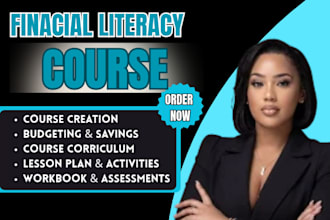 build an interactive financial literacy online course worksheet excel exercises