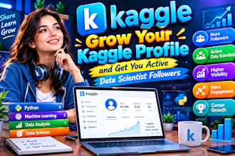 grow your kaggle profile and get you active data scientist followers