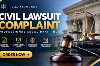 draft a powerful civil lawsuit complaint and court pleading