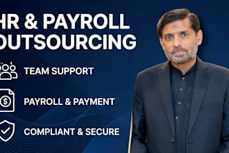provide HR, payroll processing, payslips and bookkeeping services