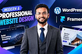 design a modern wordpress website