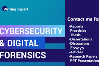 provide cybersecurity research and technical writing services