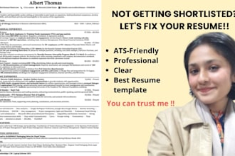 write an ats friendly resume for you