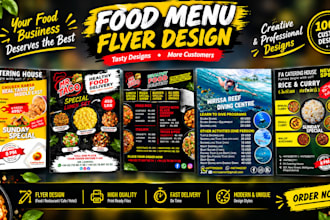 design a professional advertising flyer, poster