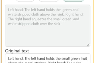 do text description and labeling services