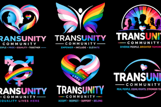 design a professional, transgender, pride, equality community trans logo