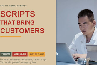 write short video scripts to bring customers to your local business