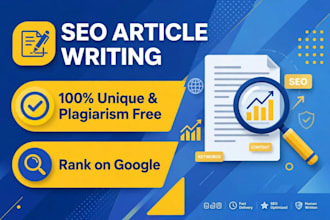 write SEO article and blog post