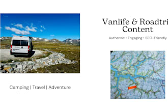 write authentic van life, camping and road trip articles