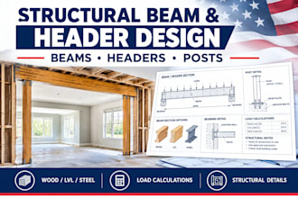 engineer structural beams headers and posts for residential openings