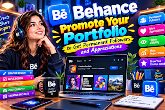 organic behance profile growth and portfolio marketing