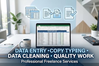 professional data entry fast typing