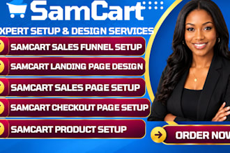create samcart course samcart, thrivecart, samcart ai page, landing page