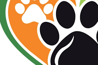 design a cute and professional dog care logo for your business