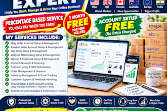ebay etsy mercari store management virtual assistant