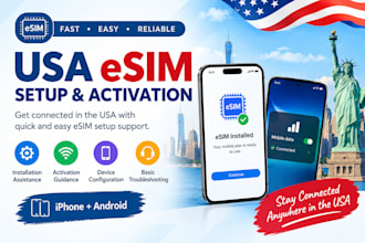 setup your travel esim on iphone or android