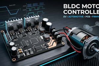 develop bldc motor controller for ev and automotive