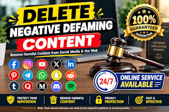 help you with a dmca takedown for copyright infringement