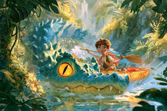 draw custom children storybook illustrations
