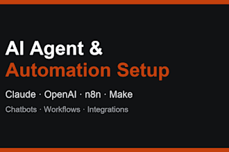 build an ai agent or automation with claude, openai or n8n