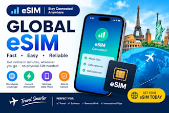 setup your travel esim on iphone or android