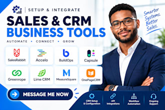 salesrabbit accelo buildops capsule greenrope lime crm measuresquare onepage crm