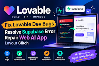 fix lovable dev bugs resolve supabase error repair web ai app layout glitch