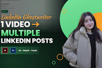 repurpose your podcasts and videos into linkedin posts