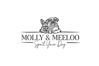 design stylish chic logo for our curated luxury dog gift box
