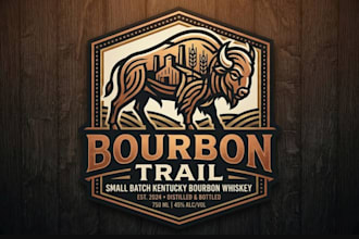 design modern spirits logo for bourbon brand