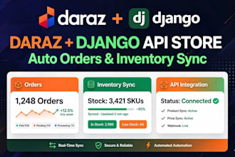 build daraz api integrated django store in python