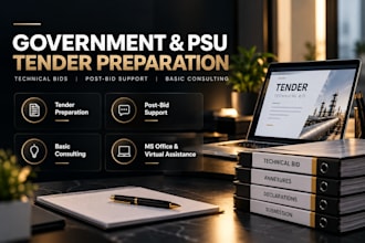 preparation of bids for tenders from indian psus