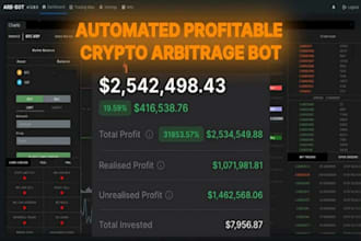build automated crypto trading bot, coinbase binance bybit bot, arbitrage bot