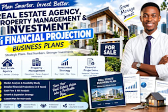 do real estate agency property management investment plan financial projection
